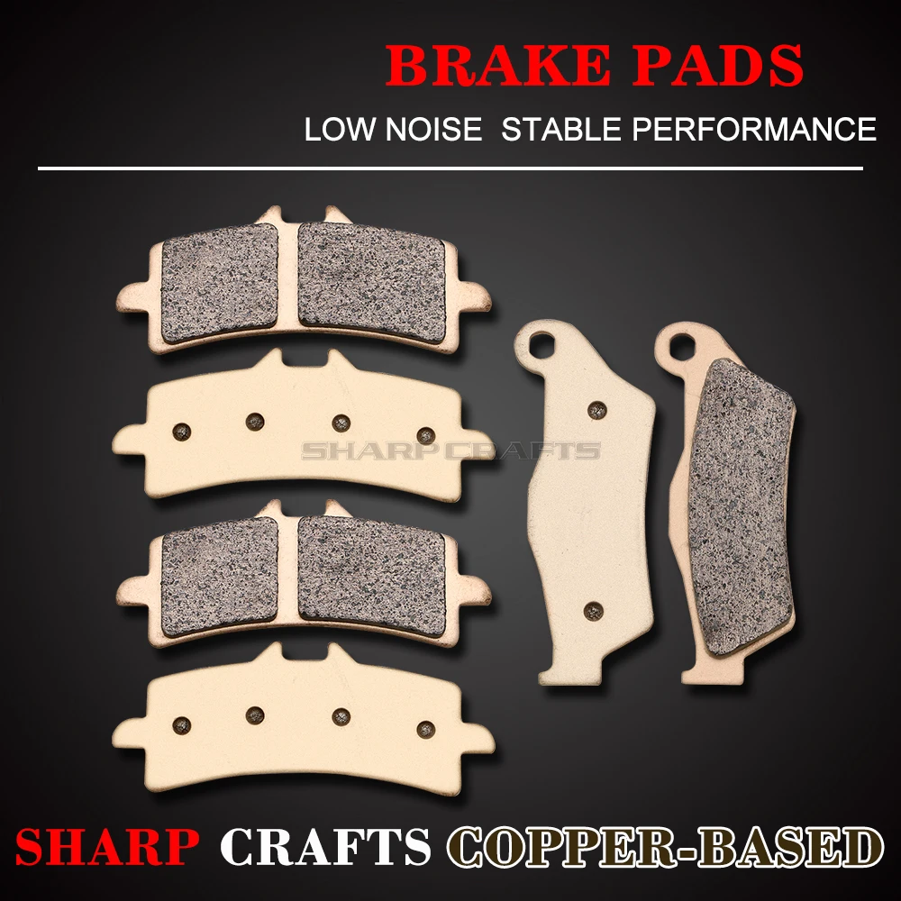 Copper Based Metal Sintering Front Rear Brake Pads Disc Set for BMW HP2 HP 2 Sport (K29) 2008 2009 2010 Motorcycle Accessories