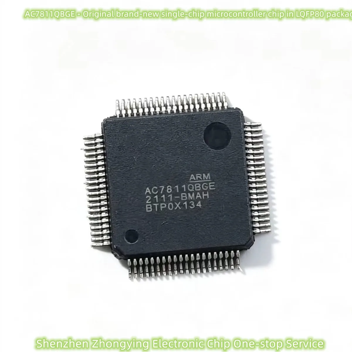 AC7811QBGE - Original brand-new single-chip microcontroller chip in LQFP80 package