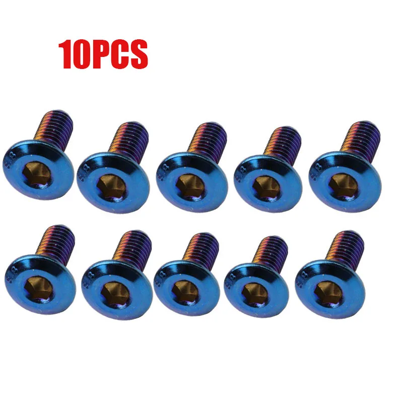 العالمي للدراجات النارية M8 * 20 مللي متر الفرامل الدوار تحديد المسمار المعدني الصلب جيدة للزينة