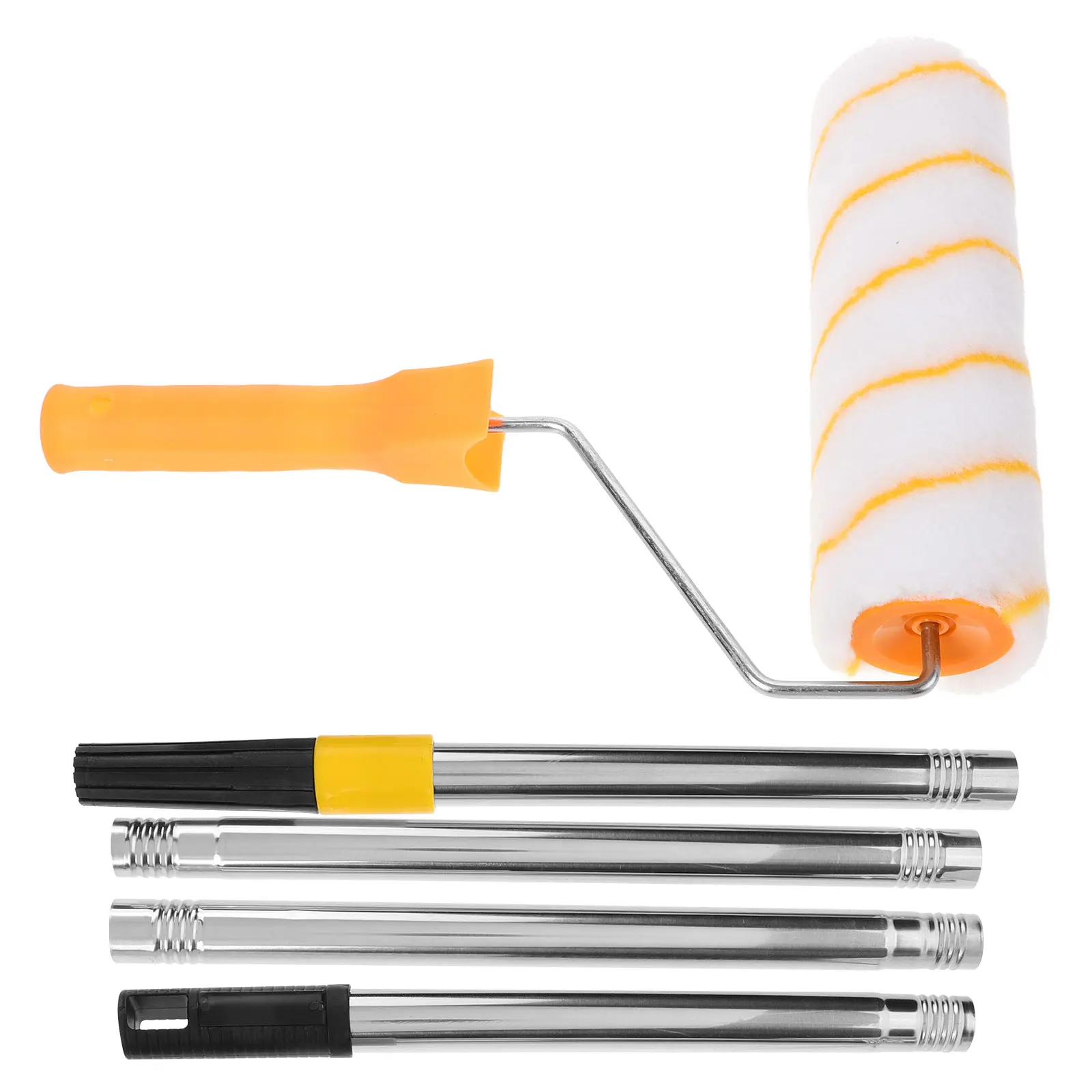 

1 Set Replacement Paint Roller Covers With Telescopic Rod For Wall House Painting Edges Corners Trim Small Paint Roller Kit
