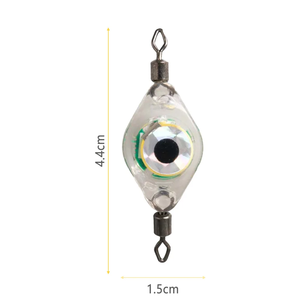 Small Double Buckle LED Fishing Light Saltwater Freshwater Lures Attractant Lights For Lake Sea Fishing