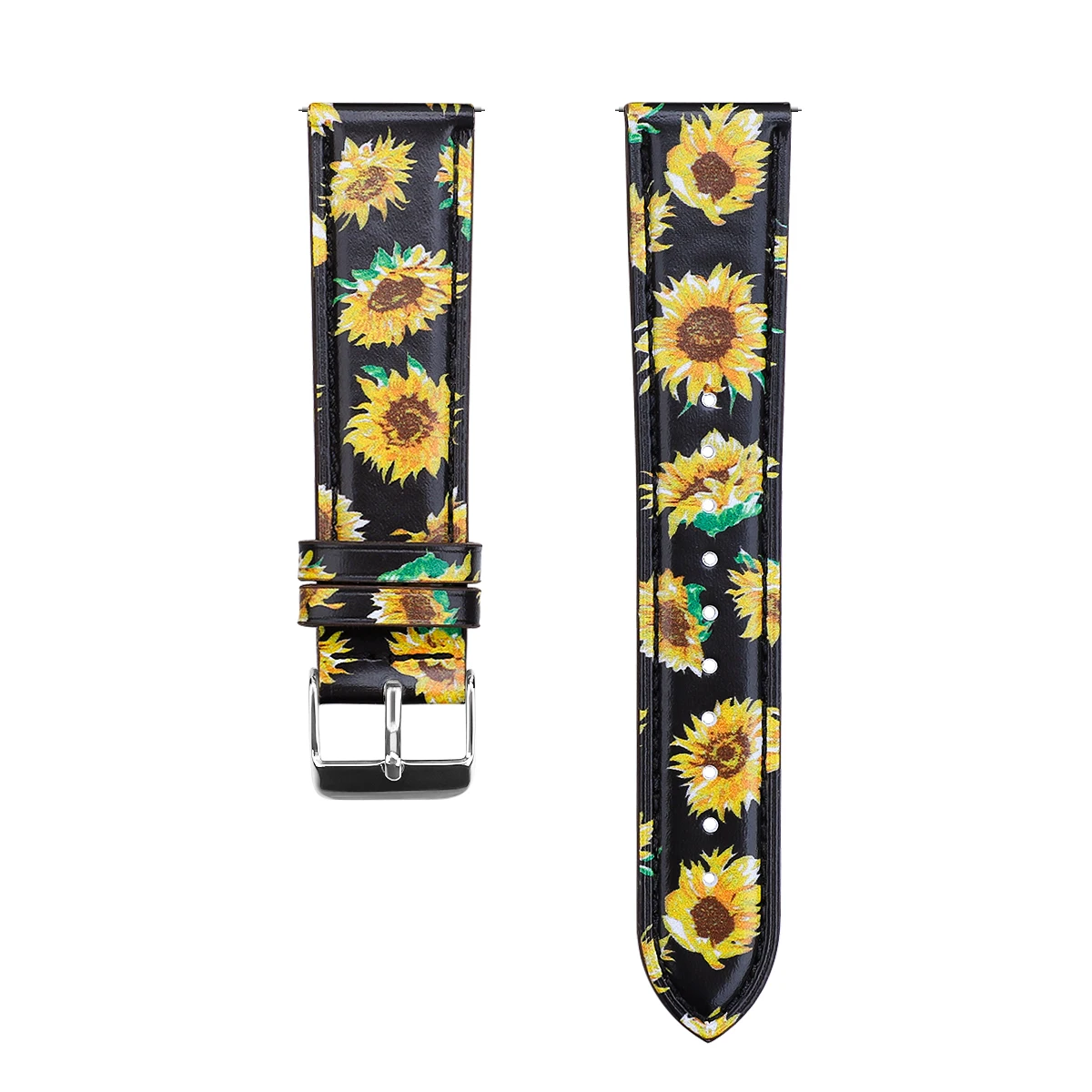 Compatible with Galaxy Watch Active 1/2 Gen/Galaxy Watch 3 Gen 41mm/Galaxy Watch 42mm replacement strap, Sunflower Band