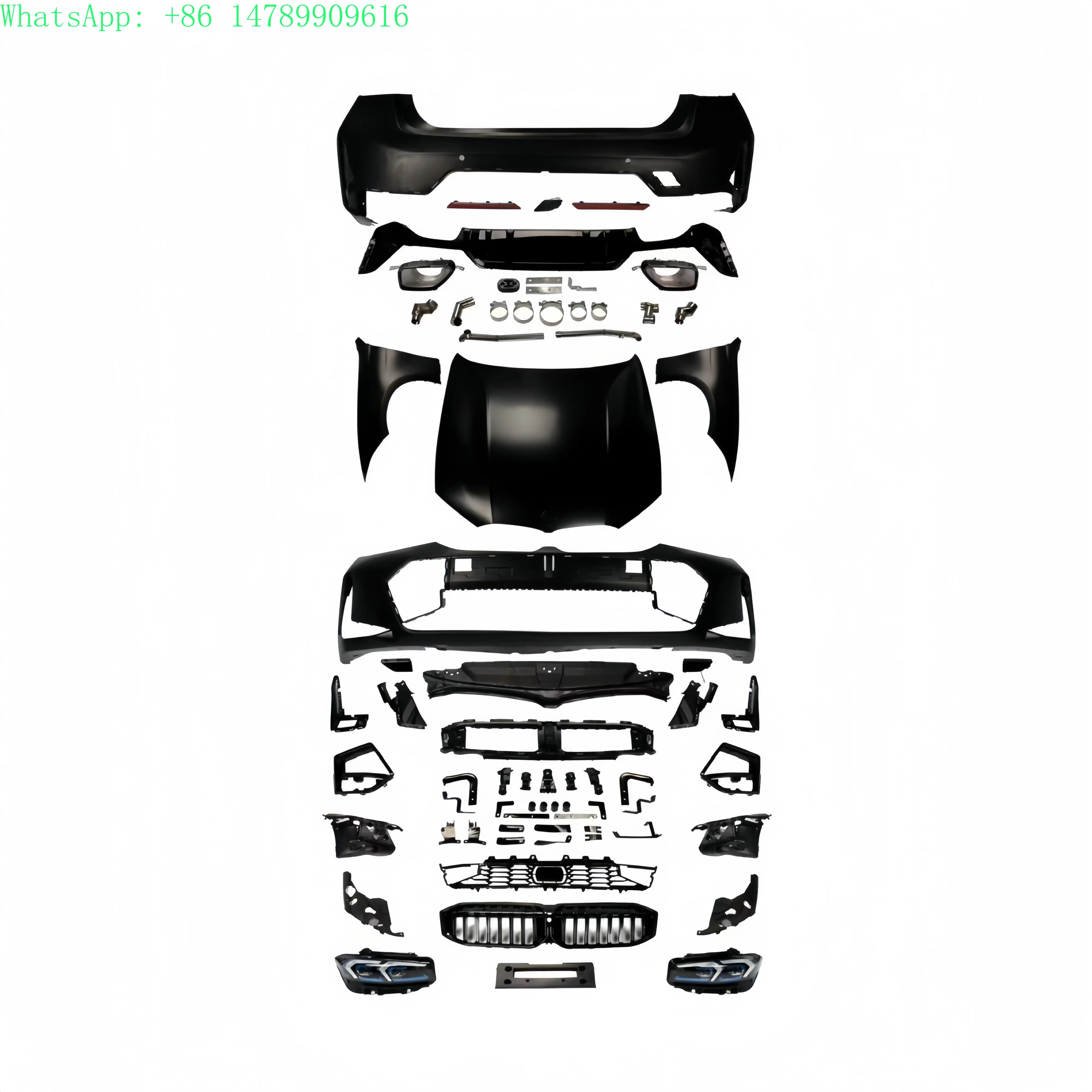 Extreme MakeoverFor 2013-2019 Old Three Series F30 F35 Upgrade 2023 New G20 G28 Body Kit Original PP Material Non-destructive U