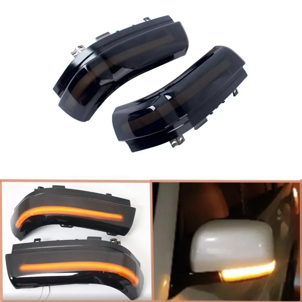 

2 шт. динамический указатель поворота, светодиодный индикатор бокового зеркала, мигалка для Mitsubishi Pajero V73 V77 V93 V97 2006-2019