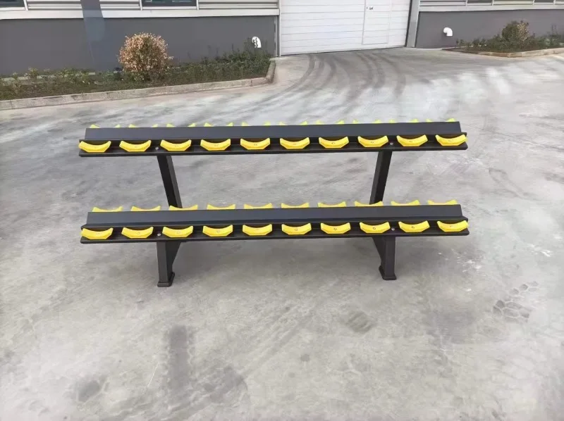 

High-Quality Metal/Steel Dumbbell Rack - Modern-Style Storage Stand for Multiple Dumbbell Pairs, Customizable with Logo for Gyms