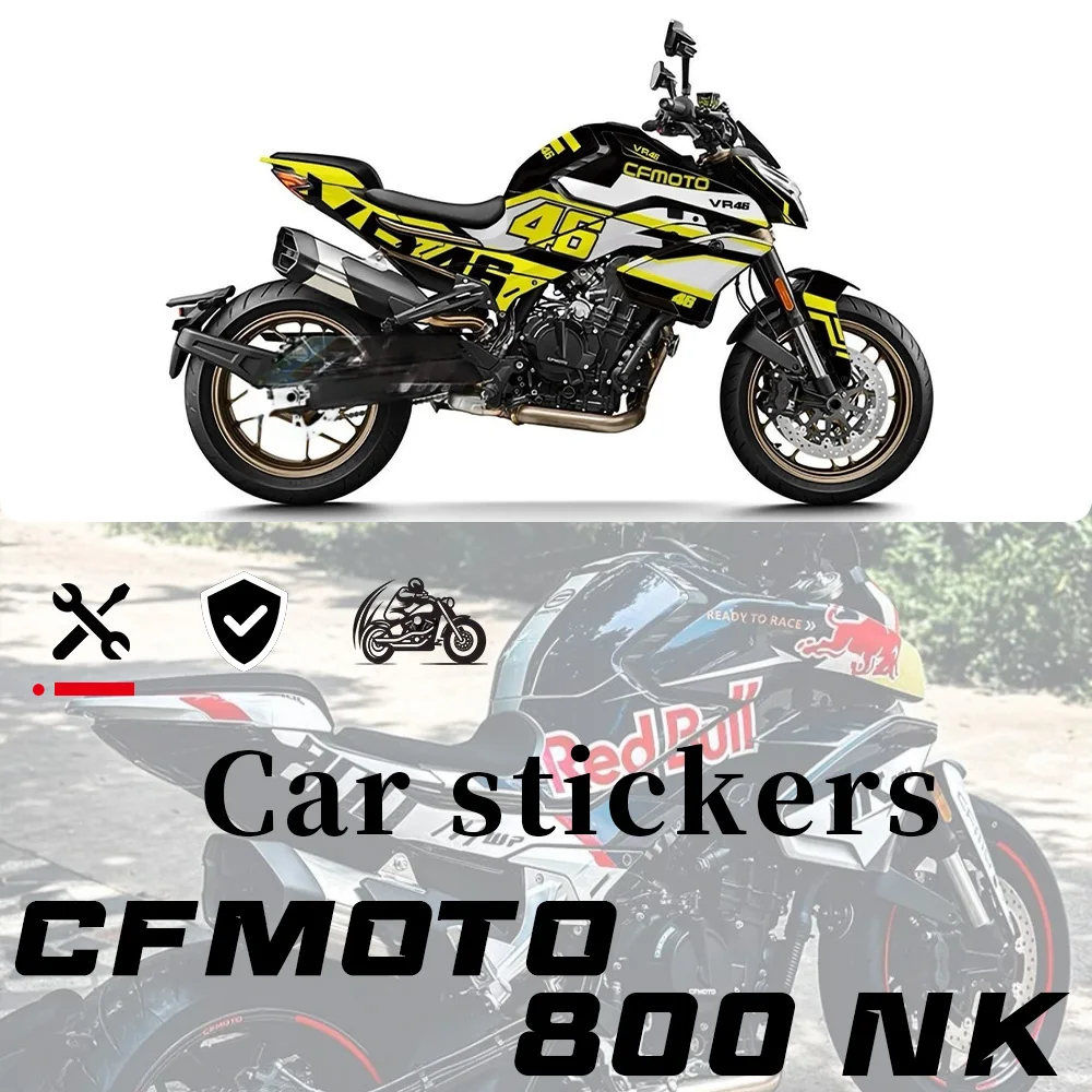 

For CFMOTO 800NK sticker body printing spray paint color change film waterproof car cover protective film CF NK800 800 nk