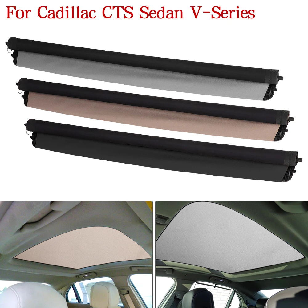 Car Panorama Sunroof Sunshade Curtain Cover Assembly For Cadillac CTS Sedan V-Series 2014-2019 22926557 22926558 22926559