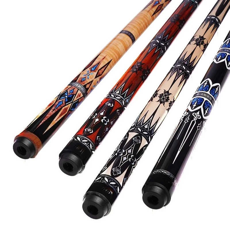 

Professional Carbon Fiber Pool Cue Stick 12.5mm Colorful Decal Stainless Steel Taco De Billar Billiards Cue