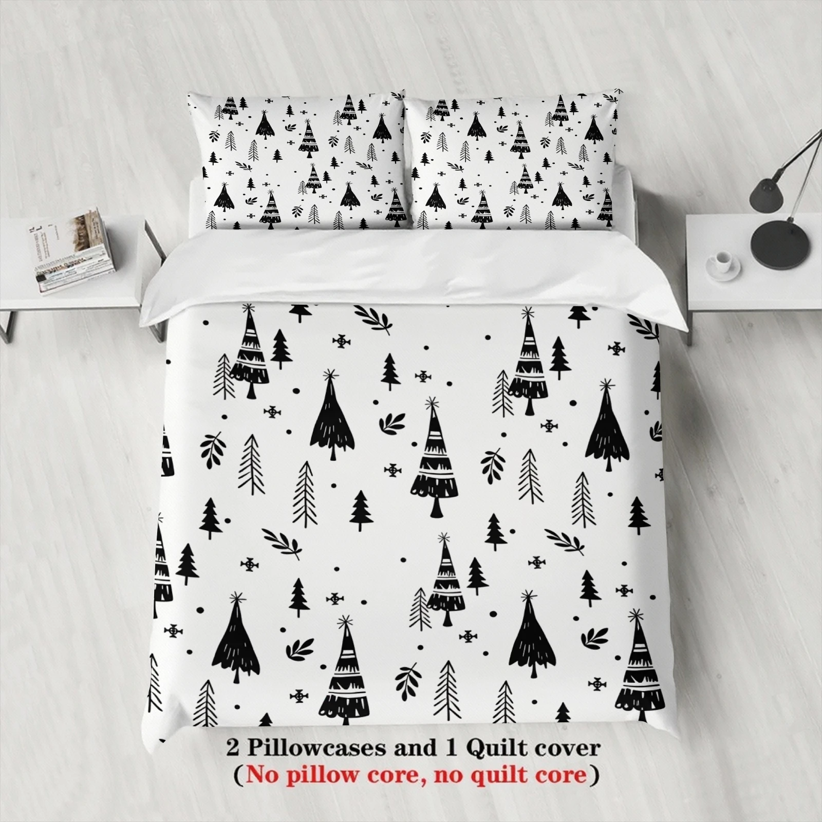 Christmas Bedding Set 2026 Christmas Gift Duvet Cover Set Single Twin Queen King Size No Filling Birthday Birthday Gift For Kids