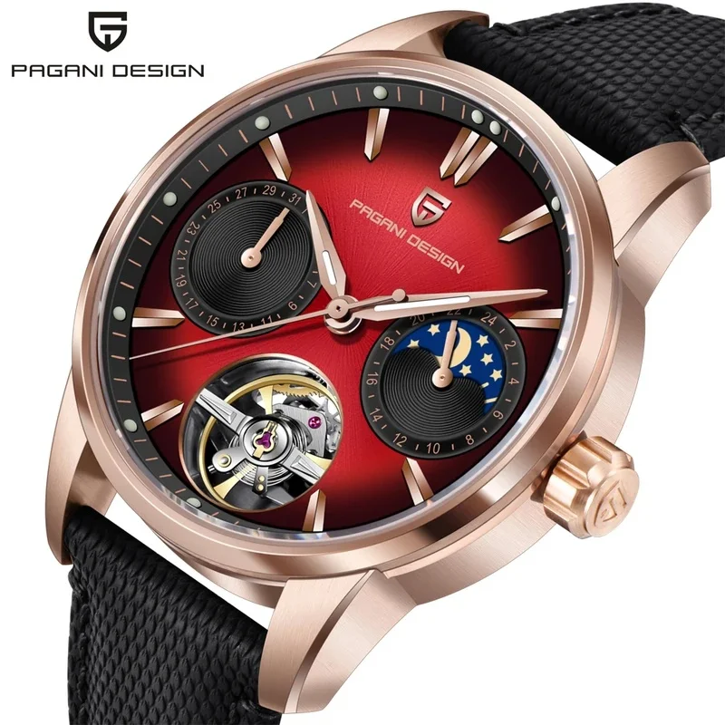 PAGANI DESIGN PD-YS021 |   41mm Pilot Automatic Mechanical Watch, E3255Y Movement, Stainless Steel, 10Bar Waterproof Men's Wrist