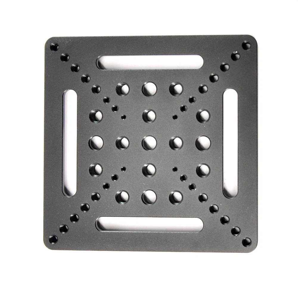 

Displacement slide rail universal adapter board compatible with optical breadboard 100x100x10mm with M3M4M6 threaded holes