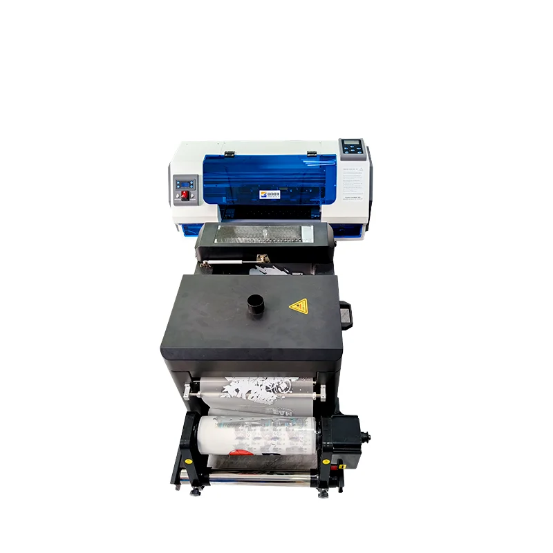 Custom 30cm DTF Tshirt Printer Roll to Roll Dual Fead Xp600 Dtf Printer with Roll Powder Shaker