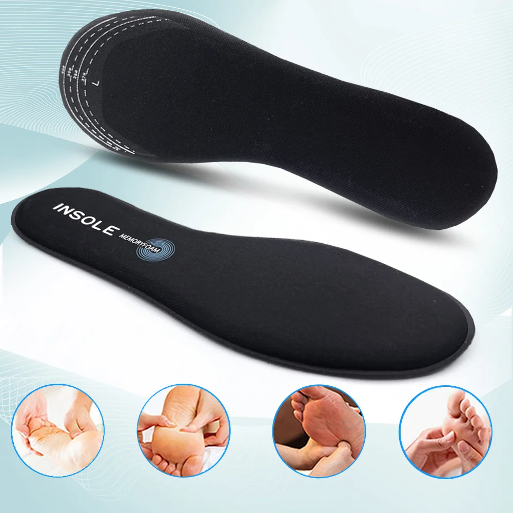 Soft Running Insoles Memory Foam Orthopedic Shock Absorption Deodorization Plantar Fasciitis Relief Sport Cushion KOTLIKOFF