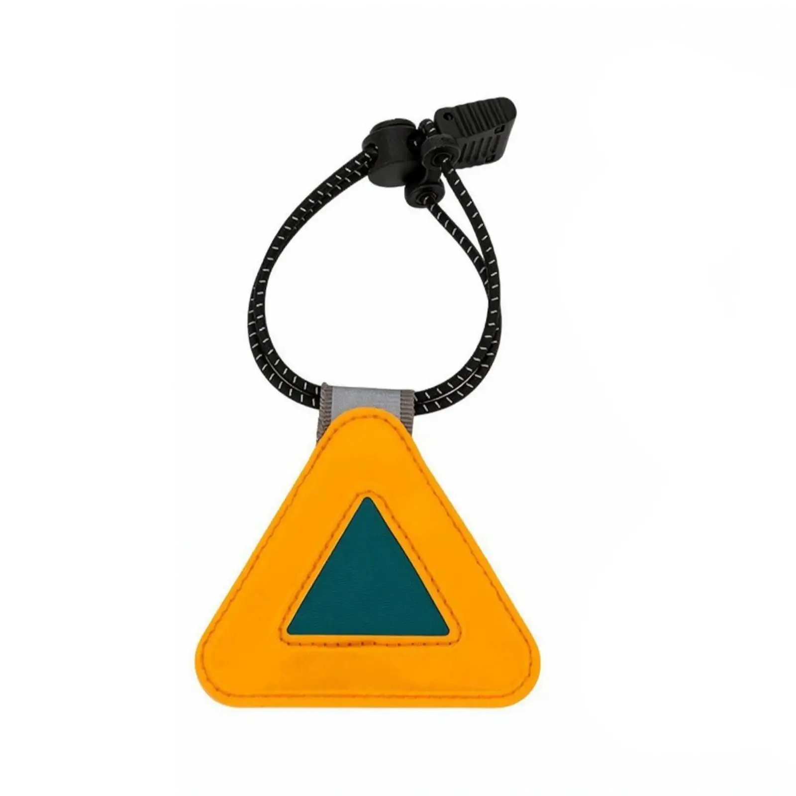 High Visibility Reflective Strap for Bike Saddle PVC Lattice Warning Tag with Secure Black Clip for Night Commute Protection