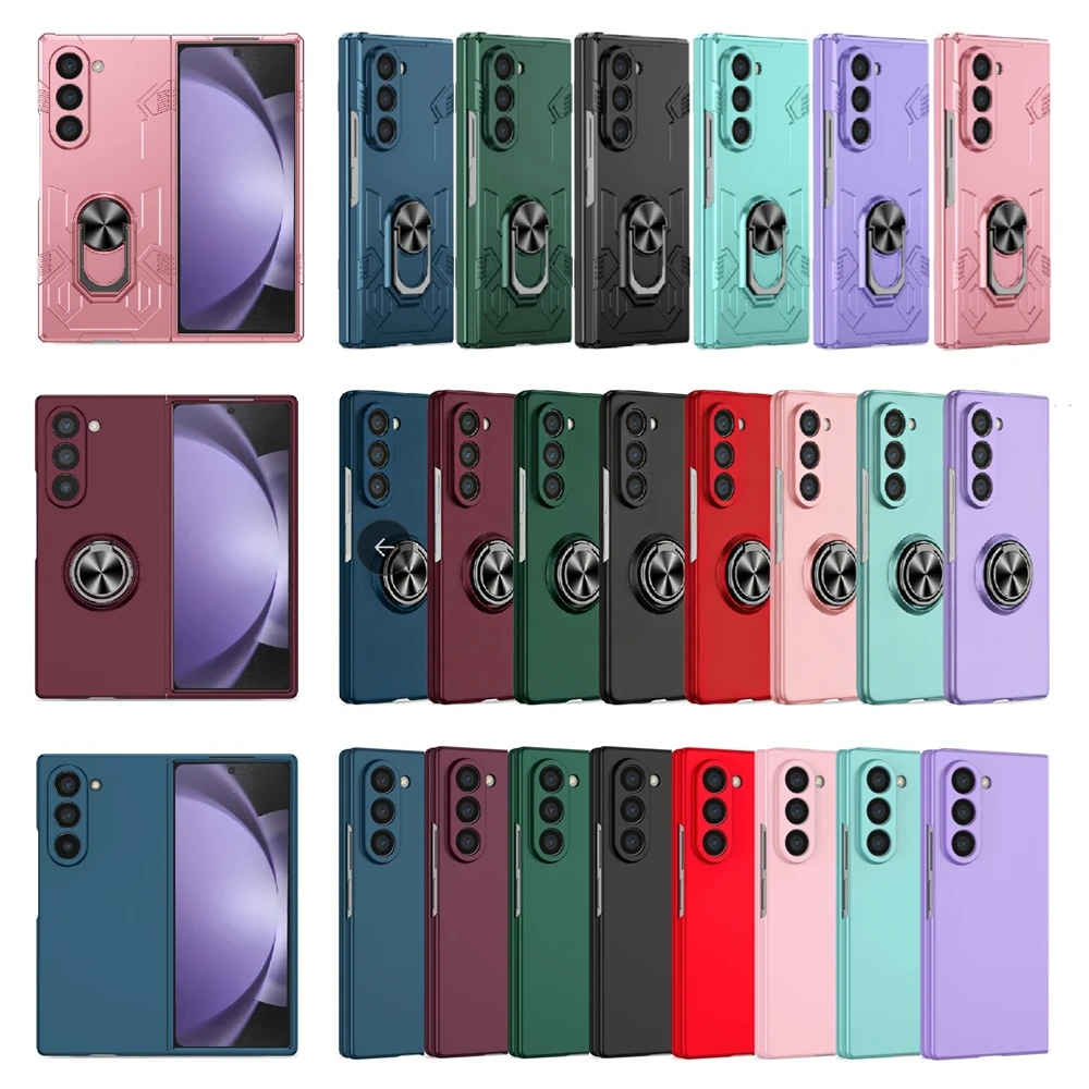 Ultra Thin Foldable Matte PC Case For Samsung Galaxy Z Fold 7 6 5 Z Fold 4 3 1 2 5G Phone Case Anti Fingerprint Shockproof Cover
