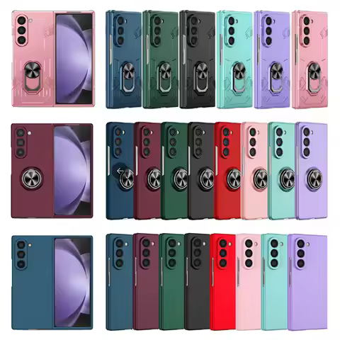 Ultra Thin Foldable Matte PC Case For Samsung Galaxy Z Fold 7 6 5 Z Fold 4 3 1 2 5G Phone Case Anti Fingerprint Shockproof Cover