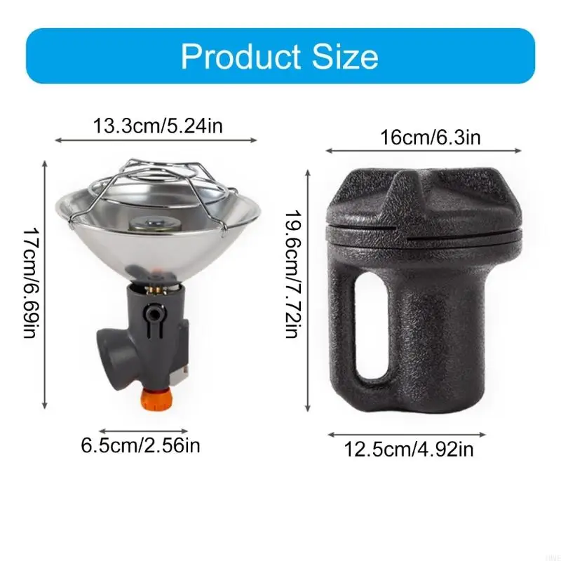 Portable Outdoor Camping Heater Stainless Steels Tanks Top Heater with Ignitions for Camping Tent Parties Garages Barns view 6