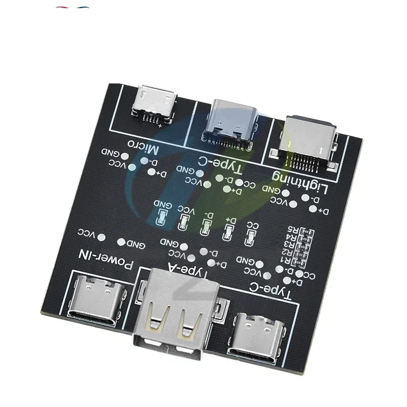 DT3 Data Cable Detection Board Type-C Micro USB C Cable Tester Short Circuit on Off Switching Diagnose Tool for IOS Android