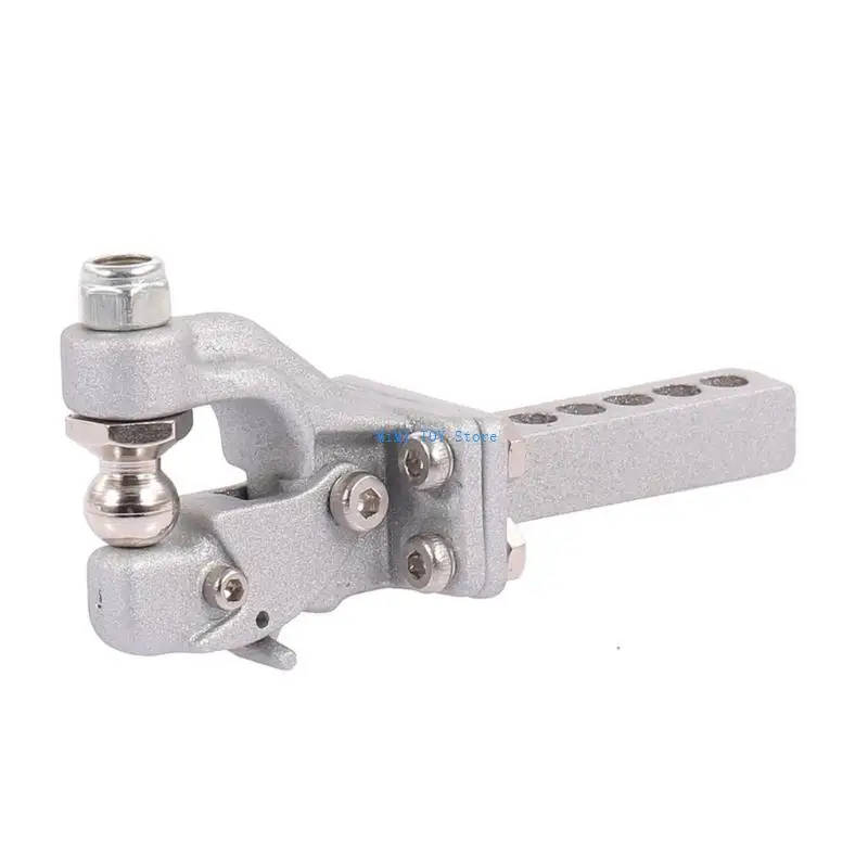 

24BE Detachable Metal Trailer Hitch Receiver Tow Hook for 1/10 Remote Control Crawler