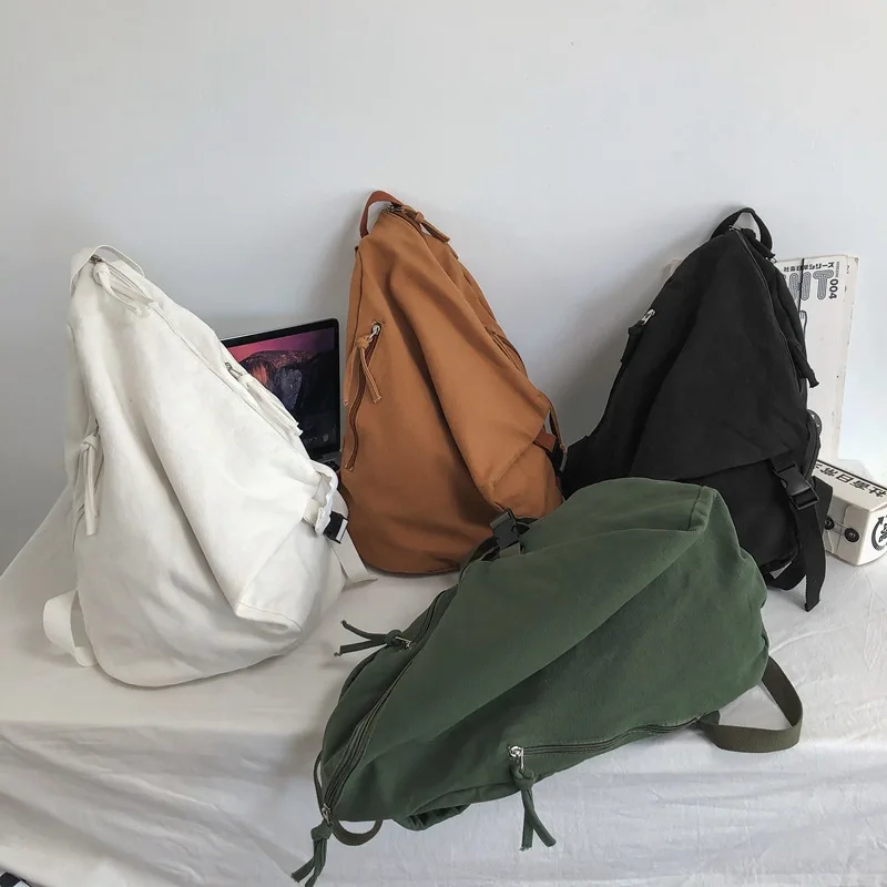 Zaino da donna a triangolo Chic zaino da viaggio retrò borsa da viaggio di grande capacità borse da scuola per studenti universitari per ragazzi e