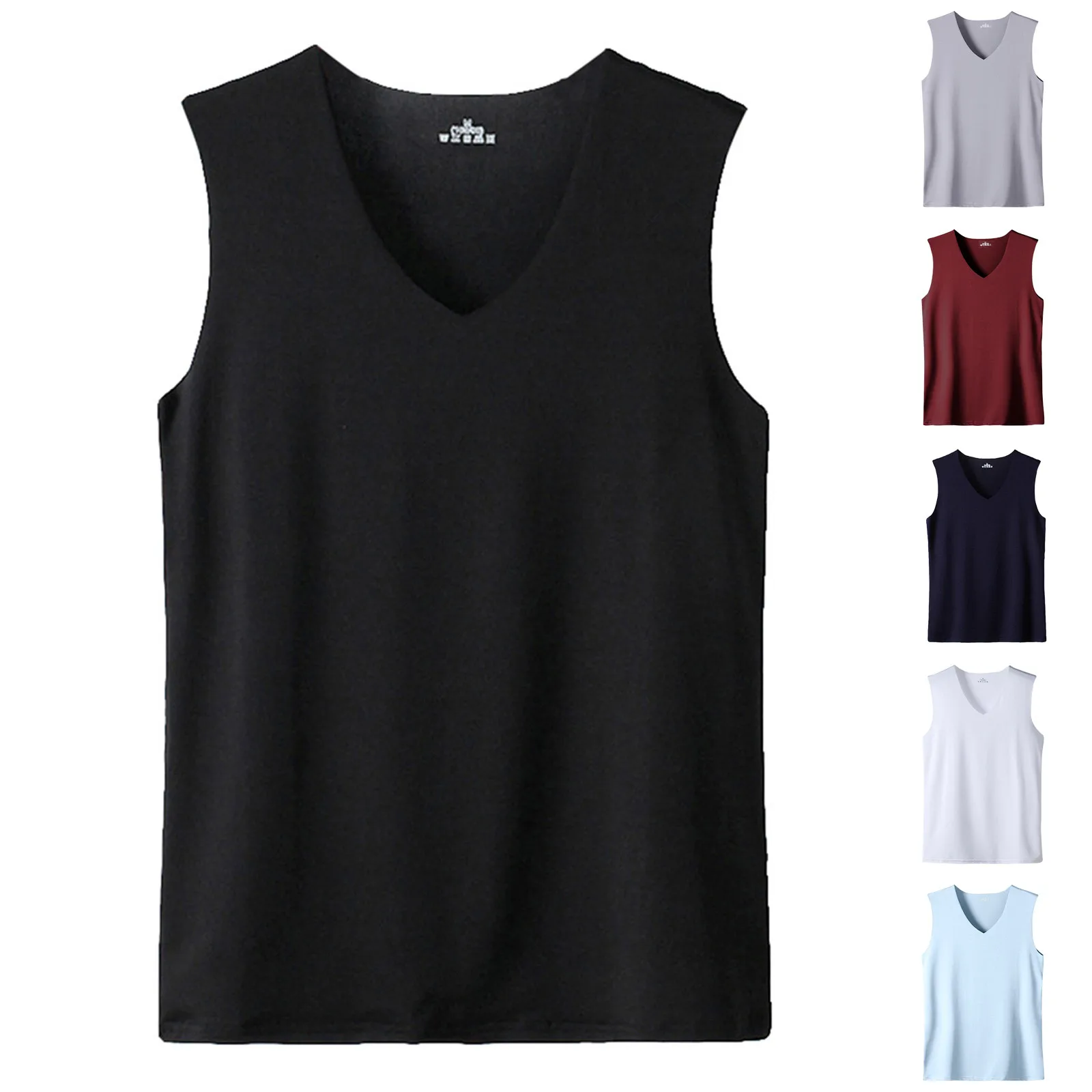 Ice Silk Tank Tops Seamless Mens Vest Sleeveless Sport Thin Vest For Men Clothing Plain Casual Summer Tank Undershirts Cool Gym