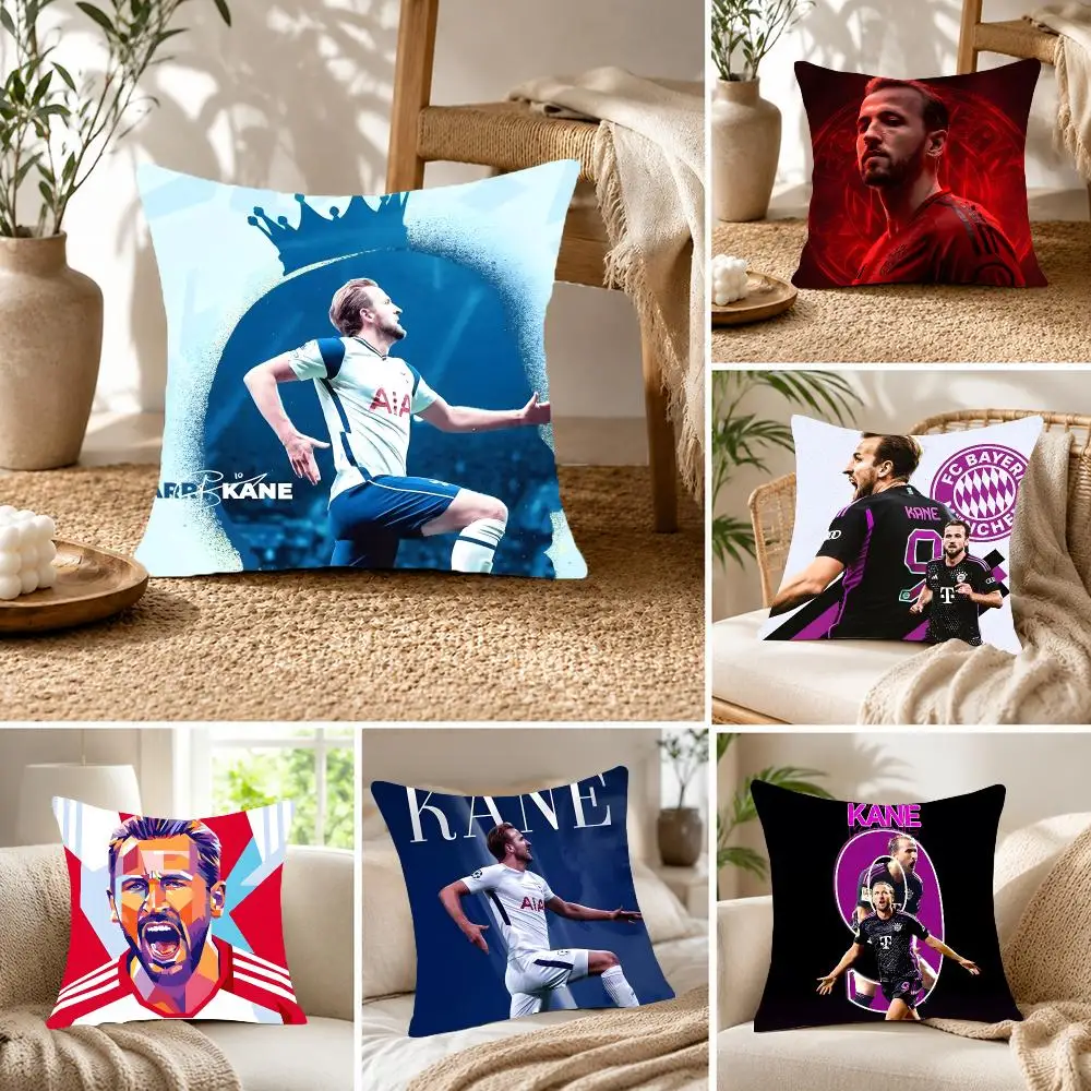Dynamic Athlete H-Harry Kane Cushion Cover Fluffy velvet Nordic style plush Living room sofa decorative