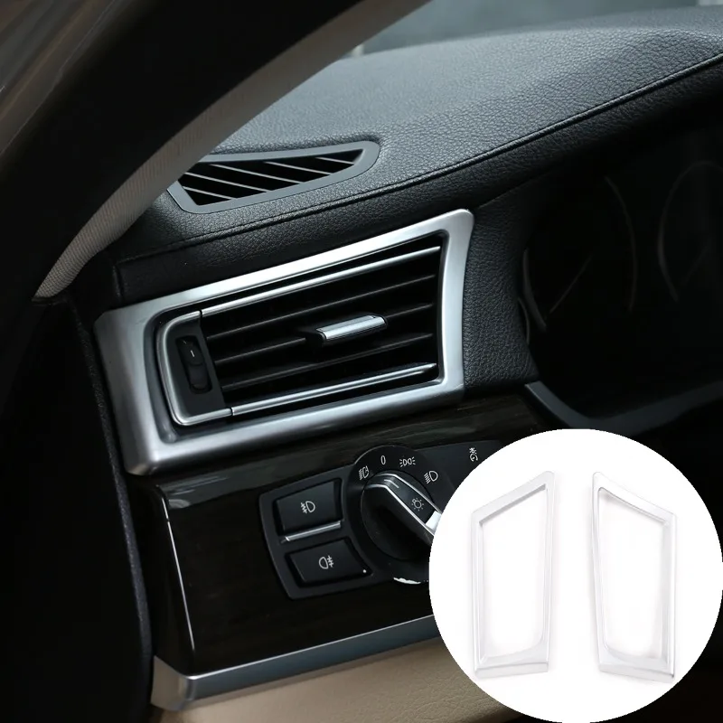 

For BMW 7 Series F01 F02 F03 F04 2009-2014 LHD Car Center Console Side Air Conditioning Vent Outlet Frame Decoration Cover Trim