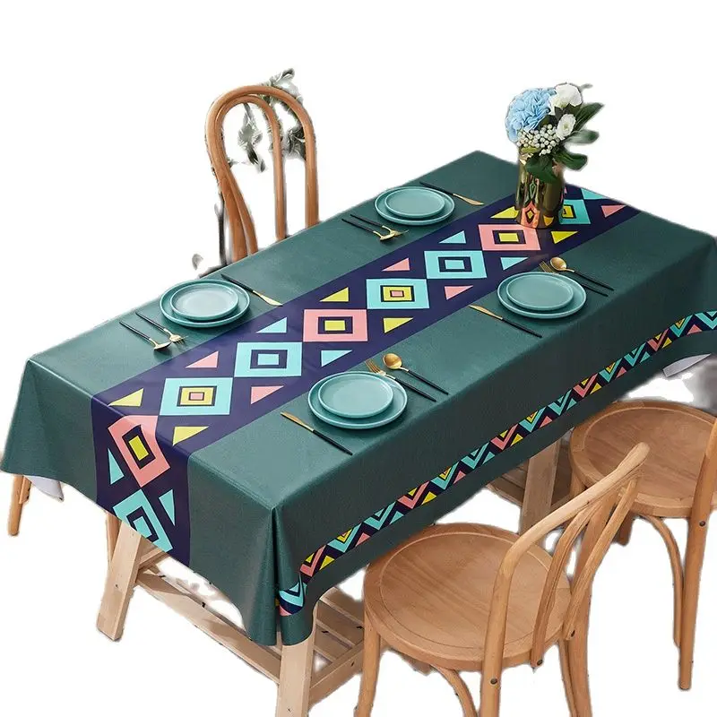Fashionable And Simple Style Rectangular Tablecloth Kitchen Restaurant Decoration Table Waterproof Tablecloth