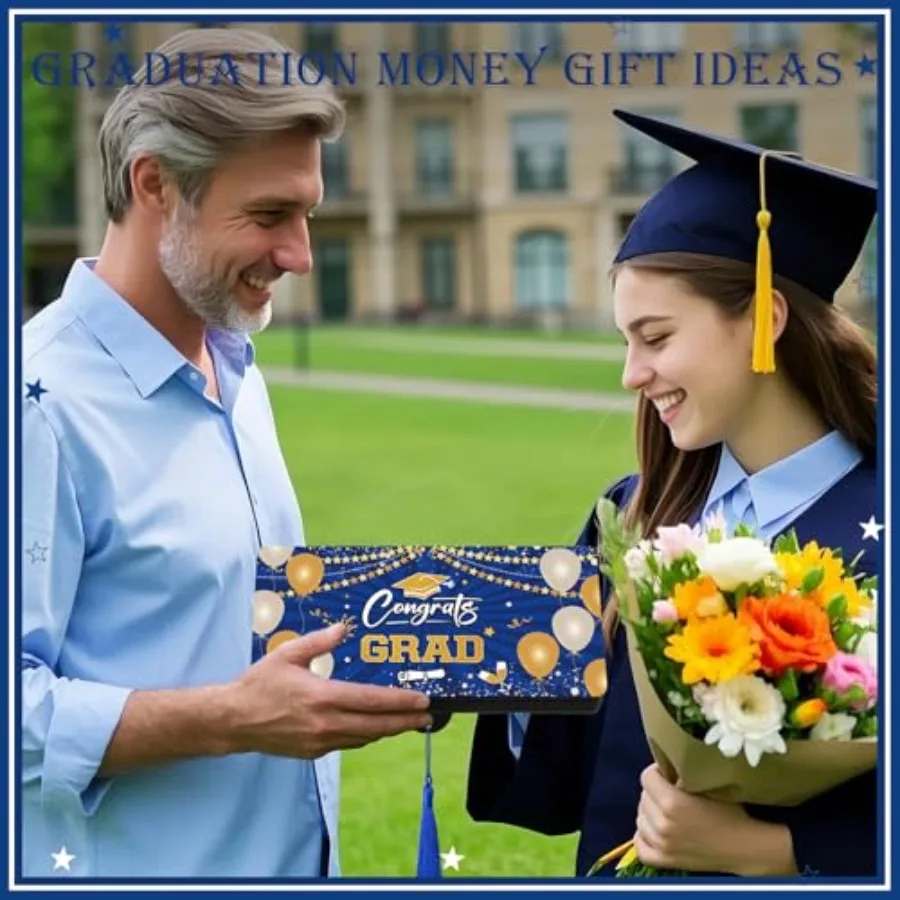 Graduation Money Holder 2025 with 10 Slots Surprise Congrat Grad Money Envelopes for Cash Gifts College Middle High School Grad