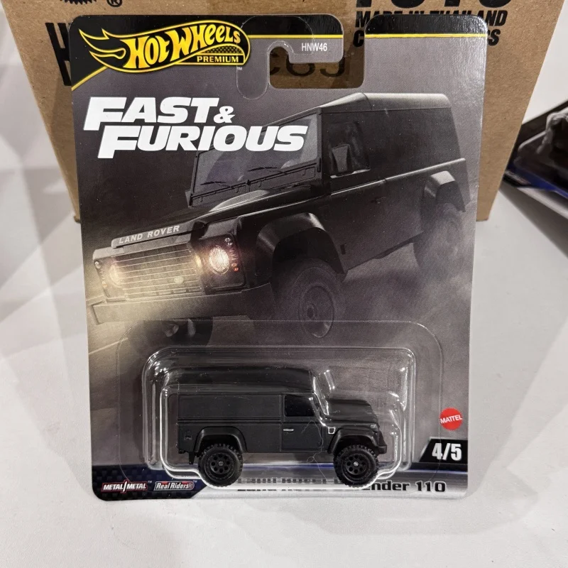 Oryginalna seria Hot Wheels Fast And Furious 5 sztuk odlewany pojazd Premium modele kolekcjonerskie samochody nowe nieotwarte w magazynie zbieraj zabawki