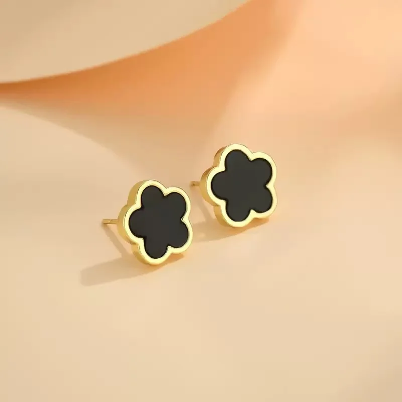 2PCS Fashion Classic Timeless Star Flower Temperament Women's Earrings, Worn for Daily Banquets