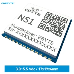 CDEBYTE NS1 ModBus Gateway TCP-RTU Seriell zu Ethernet SMD Modul UART Transparente Übertragung DNS MQTT IoT NS1-TB Test Board