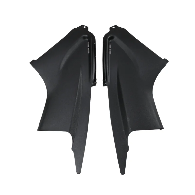 

Мотоцикл, 1 пара, неокрашенная черная боковая крышка воздуховода, детали обтекателя для Yamaha YZF-R6 2003 2004 2005