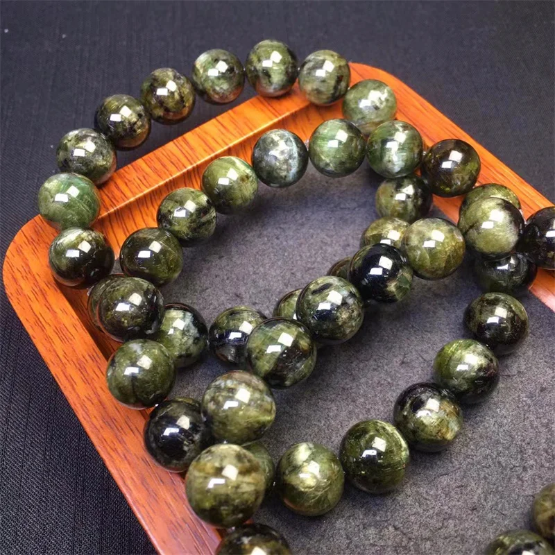 Natural Green Tourmaline Bracelet Gemstone Crystal Healing Gemstone Fashion Bracelet Jewelry Gift 10MM