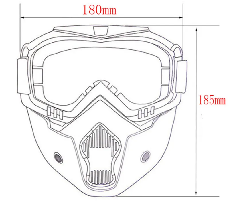 Men Women Ski Snowboard Snowmobile Goggles Snow Winter Windproof Skiing Glasses Motocross Sunglasses With Face Mask