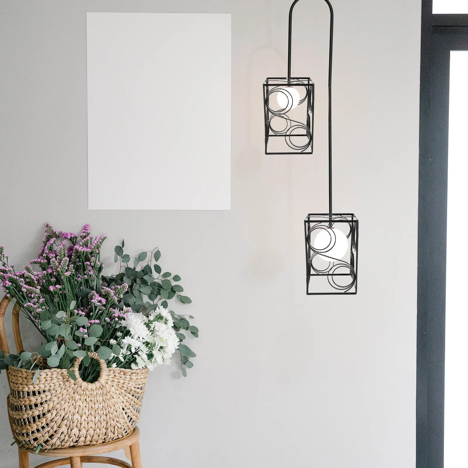 Retro Iron Lamp Shade Replacement for Table Desk Floor Lamps Decorative Light Cover Softens Harsh Light Bedroom Living Room Home