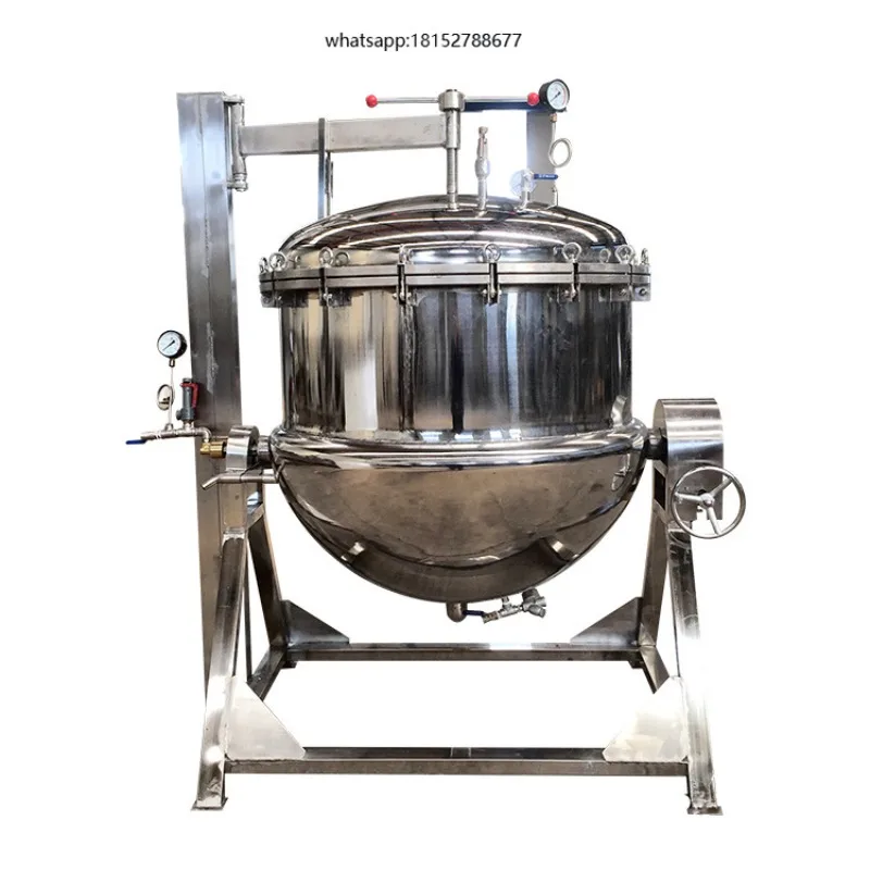 Commercial Restaurant Automatic Cooking Pot 100L/500L/1000L/fryer Commercial Cooking Pots
