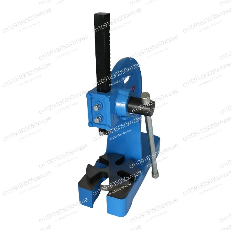 

1 Ton Manual Leverage Mountable Bearings Cast Iron For Riveting Squeezing Embedded Small Press
