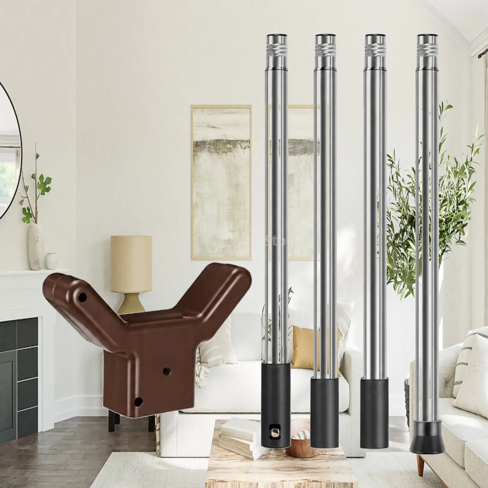 Rust Free Stainless Steel Orchard Pole for Lifting Drooping Fruit Branches Outside Garden