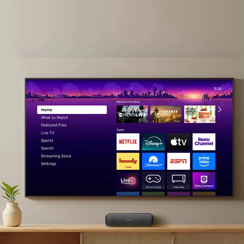 2026 Stabilny IPTV R668F Smart TV Europa Nowa TV Allwinner K866 z 2.4G Wifi 5G Wifi6 Podwójny Zegar Czasowy 32GB Francja Magazyn