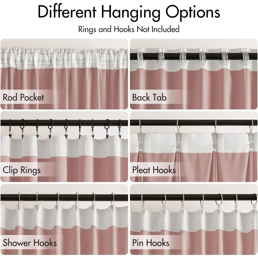 ستائر مخملية وردية فاخرة للأطفال، 96 طولًا، لوحتين، سواد الغرفة، معزولة حراريًا، ستائر تعتيم ناعمة لغرف النوم و