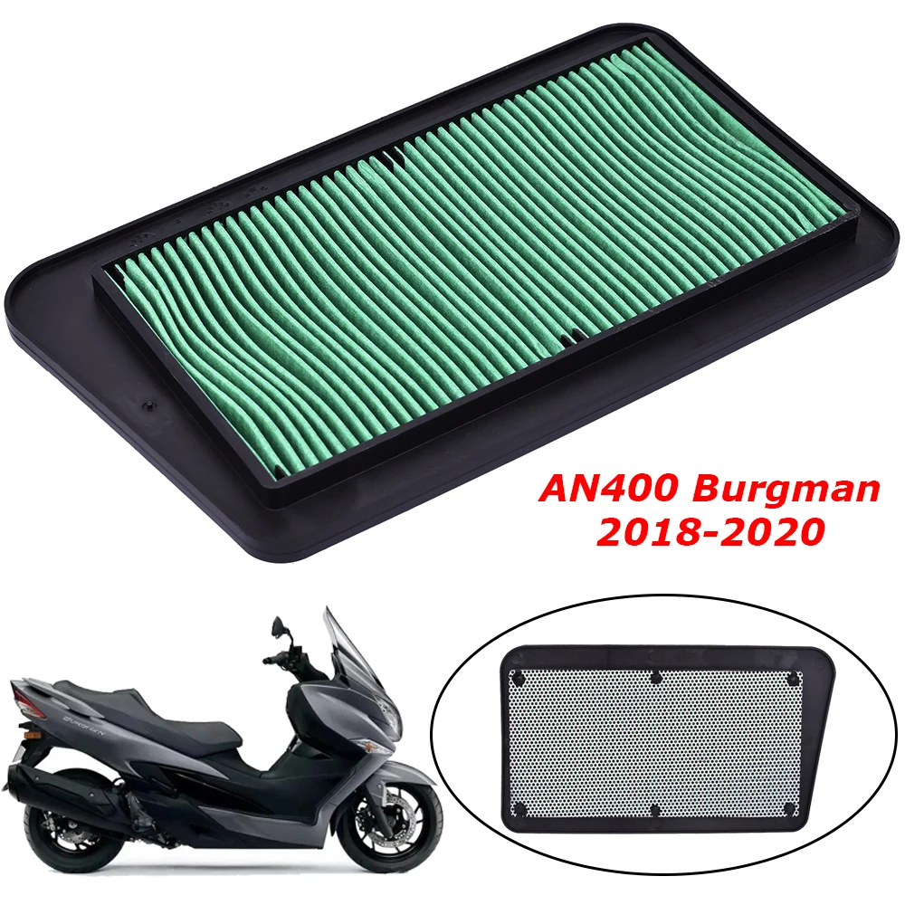 

Motorcycle Engine Air Intake Filter Cleaner Air Filter Element For Suzuki AN400 Burgman AN 400 2018-2020