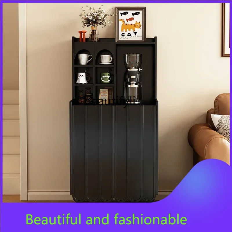

xz1Solid wood dining side cabinet living room small coffee machine household kitchen cabinet locker