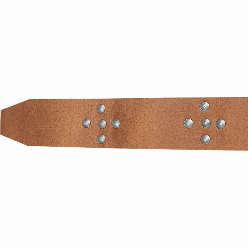 Chevalier Viking médiéval longue ceinture nouée en cuir PU clouté ceinture Renaissance Pirate Rogue Cosplay Costume LARP accessoires