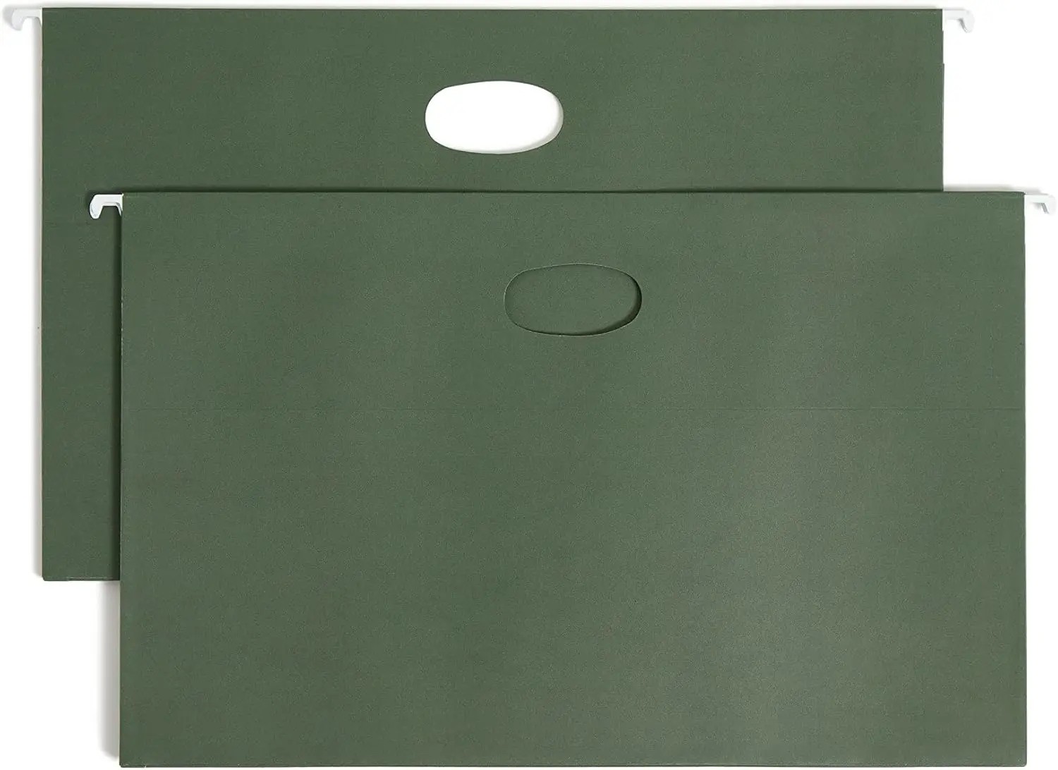 

Legal Size Hanging File Pocket, 3-1/2" Expansion, Full-Height Gusset, Standard Green, 10 Pack