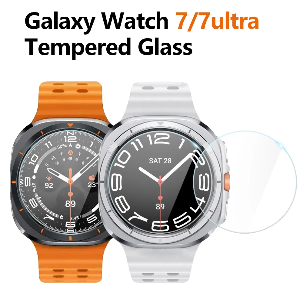 

2-5PCS Screen Protector for Samsung Galaxy Watch 7 Ultra 47mm Anti-Scratch Tempered Glass Film for Watch7 40mm 44mm