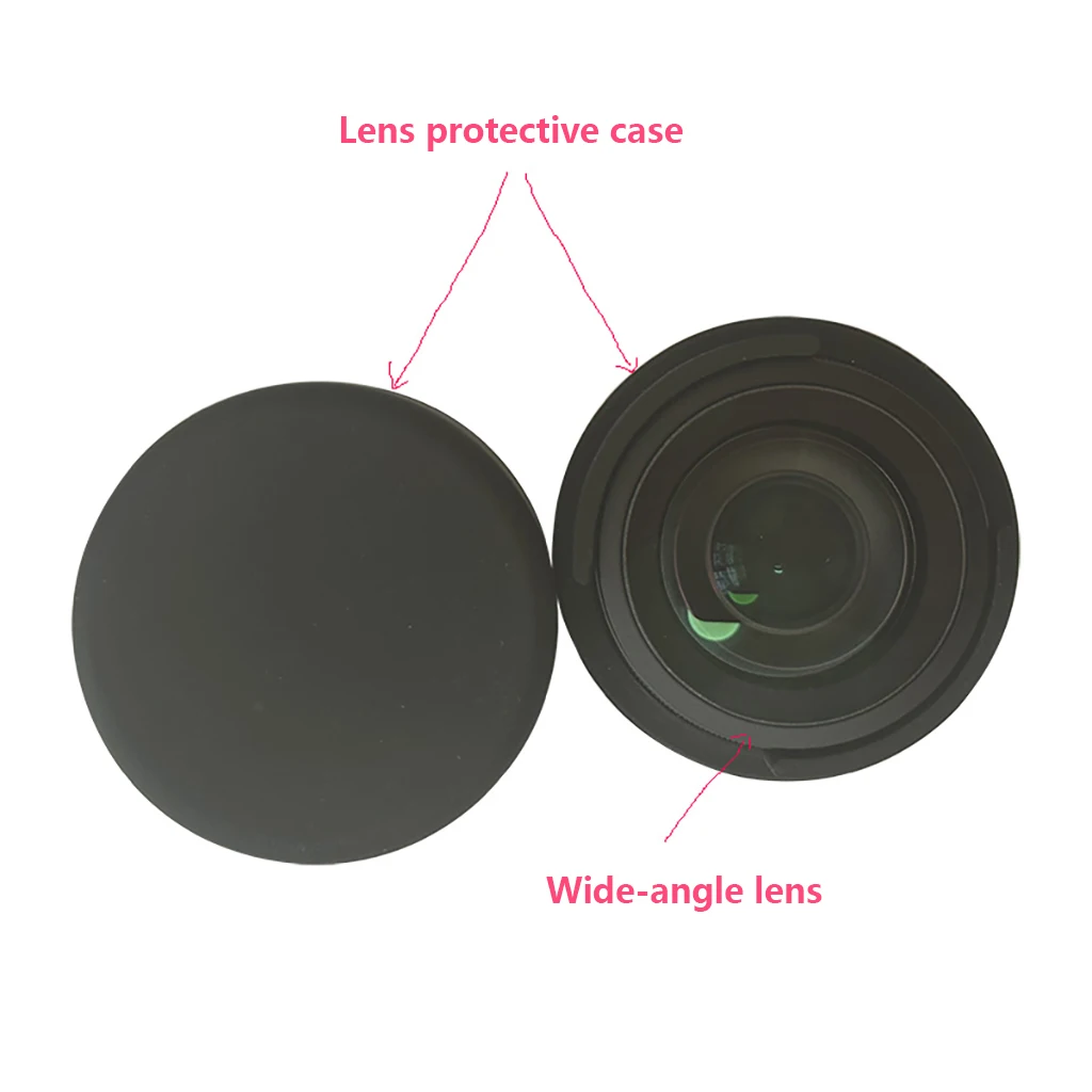 Weitwinkelobjektiv für Insta360 GO Ultra 185 ° Weitwinkelobjektiv für Actionkameras, HD-Glasansicht, kratzfester Objektivfilter – Detail 8