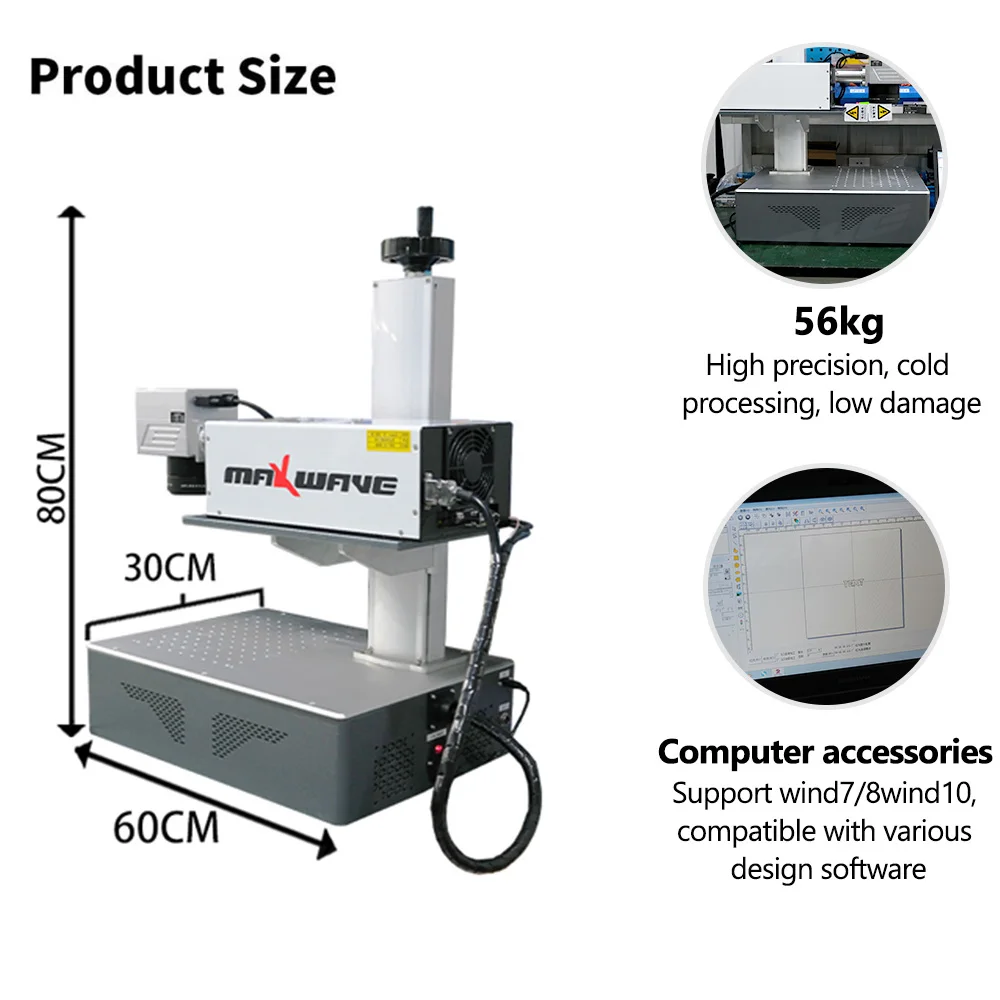 

Fiber Laser Machine Maxwave UV Laser Engraving Machine For Metal Non Metal