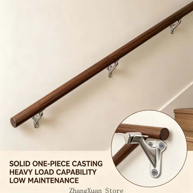 Wandmontage-Treppengeländer-Stützstück aus 304-Stahl-Handlauf-Treppenhalterungen 3XUF – Detail 9