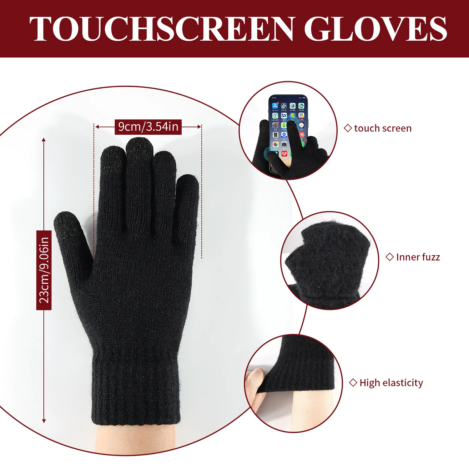 متماسكة قبعة وشاح قفازات 3 قطعة مجموعة موضة جديدة مخطط محبوك قبعة للنساء شتاء دافئ لطيف آذان القط تنوعا محبوك دعوى